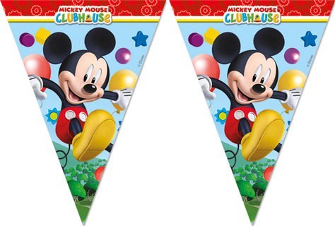 Mickeys Clubhouse Wimpelkette 2,3m