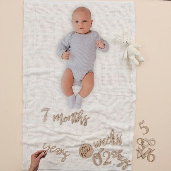 17 Little Darling Milestone Holz Elemente 2