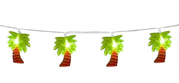 Palmen LED Lichterkette 140cm