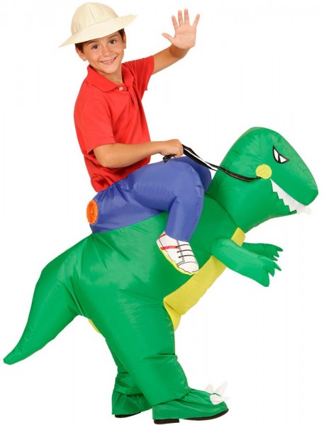 Aufblasbares Dino Reiterkostüm Für Kinder