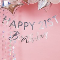 DIY Starful Birthday Girlande 1,75m