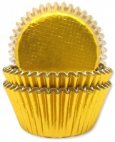 45 Goldene Muffinformen India 4,8cm