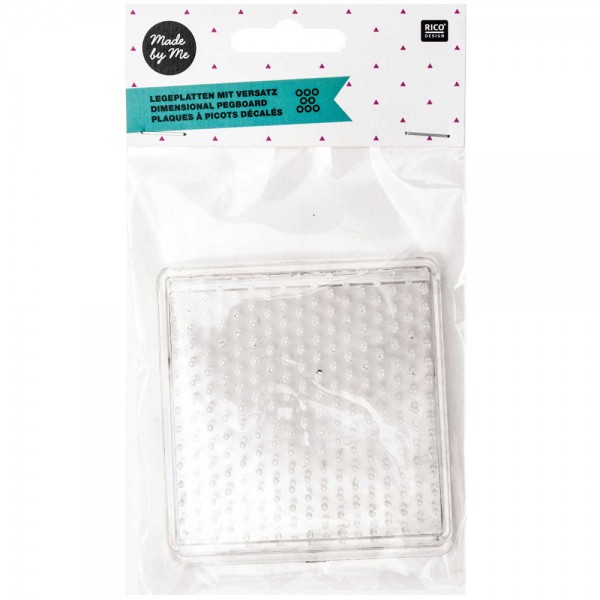 2 Bügelperlen Legeplatten 8x8cm