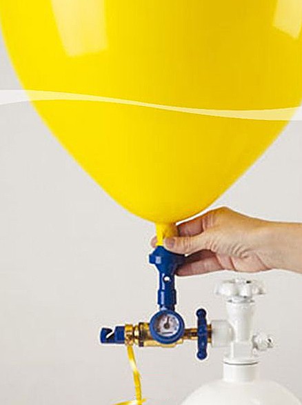 Ballonaufblasregler mit Manometer