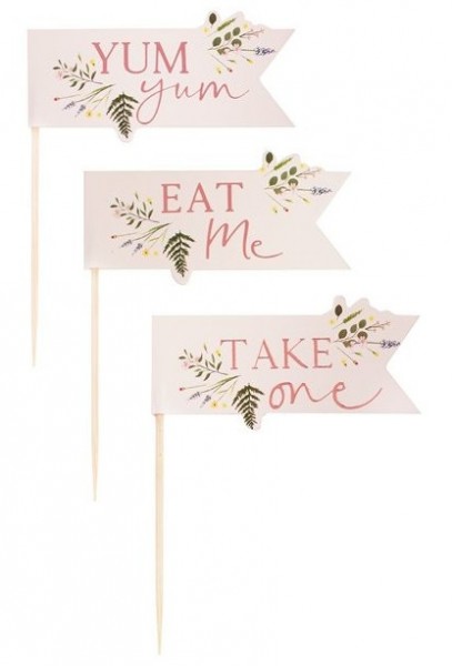 12 Birthday Teaparty Party Picker 7 x 11cm