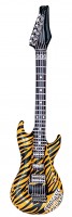 Aufblasbare Partygitarre Im Tigermuster 107cm