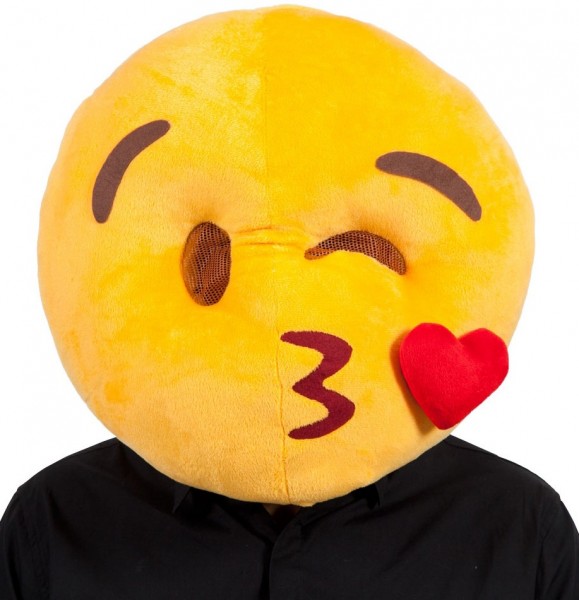 Kuss Smiley Gesichtsmaske