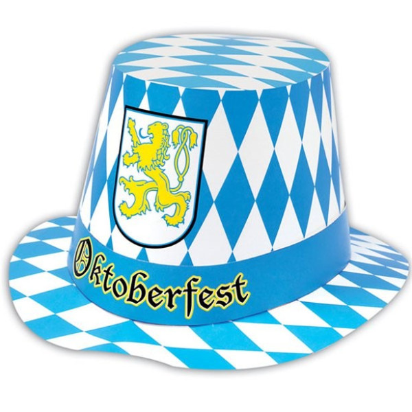 Oktoberfest Rautenmuster Hut