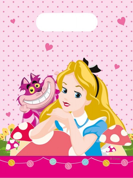 6 Wunderland Alice Blumertag Geschenktüten