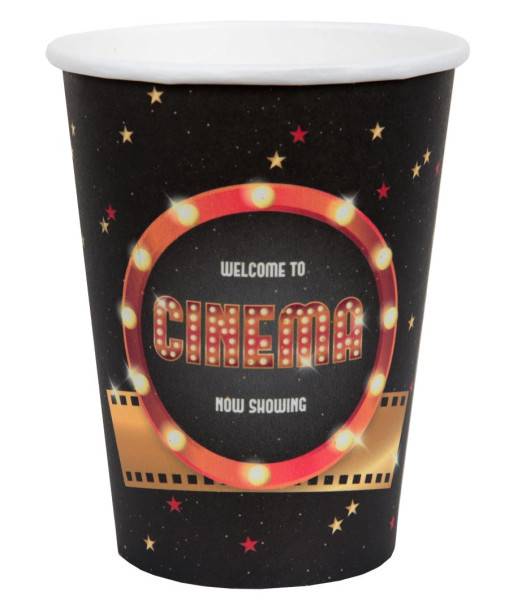 10 Hollywood Pappbecher 270ml