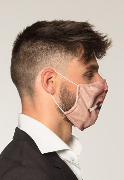 Mund Nasen Maske Raucher für Herren 4