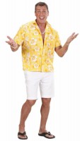Vorschau: Gelbes Hawaiiblumen Hemd Pietro