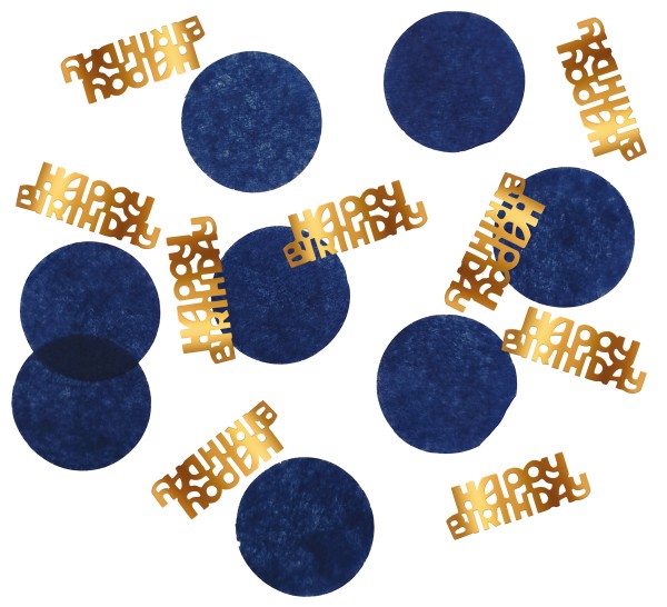 Elegant Blue Birthday Streudeko 25g