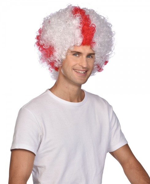 Afro Perücke England für Erwachsene