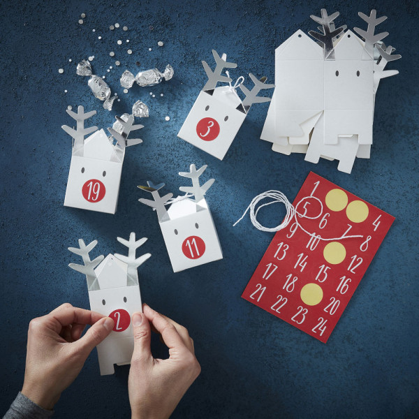 DIY Rentier Adventskalender