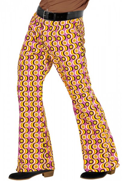 Psychedelische Bunte Schlager Herren Hose