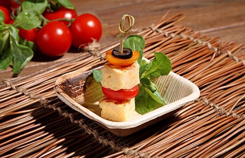 25 Palmblatt Fingerfood Dip Schalen 100ml