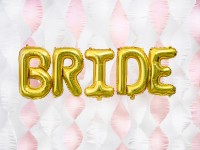 Vorschau: Folienballon E gold 35cm