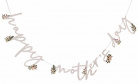 Blumige Muttertags-Girlande Eco 2m