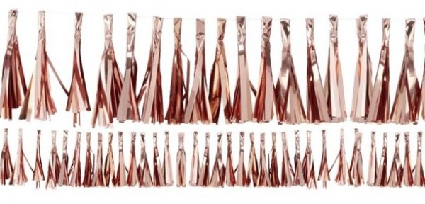 Rosy Party Quastengirlande 2m