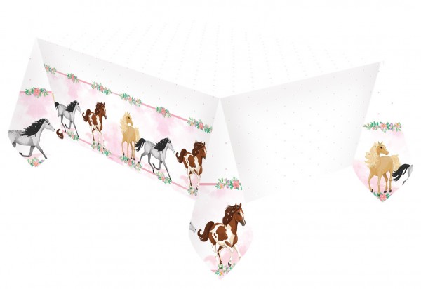 Pferde Tischdecke Fleur 1,8 x 1,2m