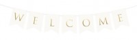 DIY Welcome Girlande weiß 95cm