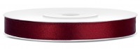 25m Satin Geschenkband burgunder 6mm breit