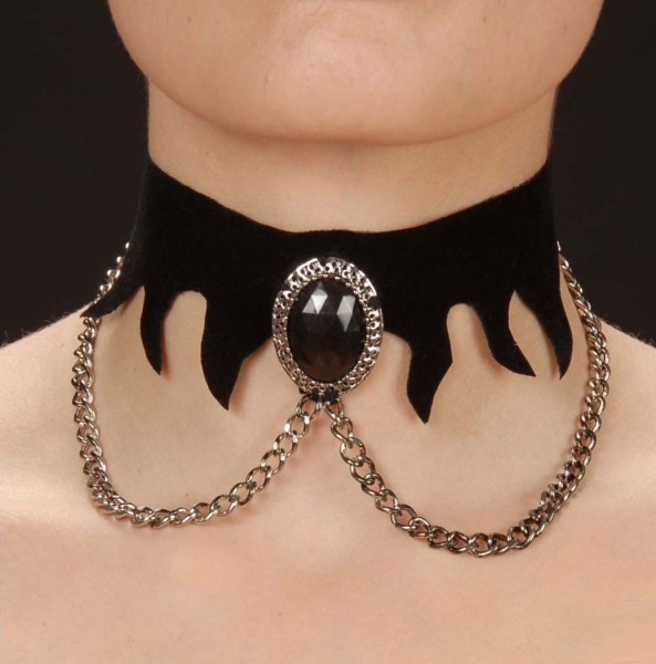 Halsband Choker Samt Ghotic Kette