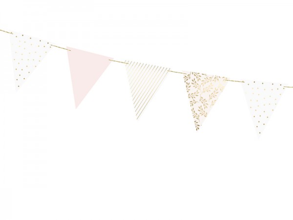 Florale DIY Wimpelkette 2,1m 4