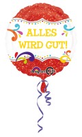 Folienballon Alles wird gut