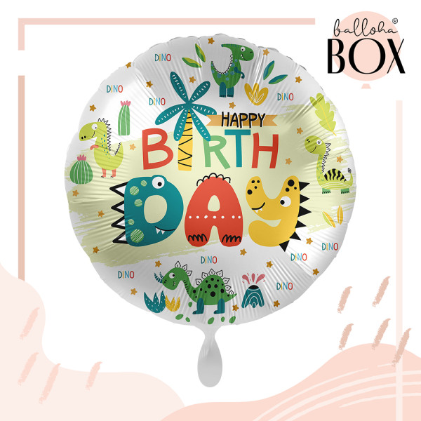 Balloha Geschenkbox DIY Dinoland Birthday XL