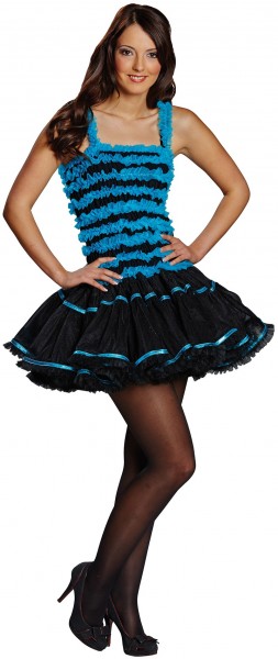 Ballerina Bianca Kostüm Türkis Schwarz