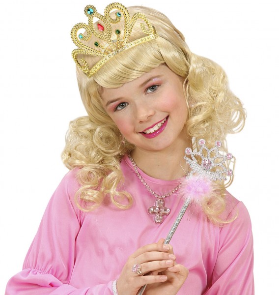 Goldenes Diadem Mit Edelsteinen 3