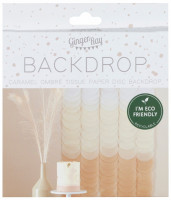 Vorschau: Natural Ombre Seidenpapier Vorhang