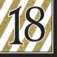 16 Magical 18th Birthday Servietten 33cm