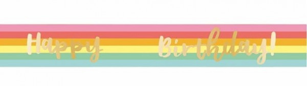 Personalisierbarer Geburtstagsbanner 174cm