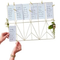 Golden Wedding Tischplaner Set