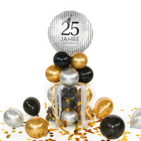 Vorschau: Balloha Geschenkbox DIY 25 Jahre Silver Stripes XL