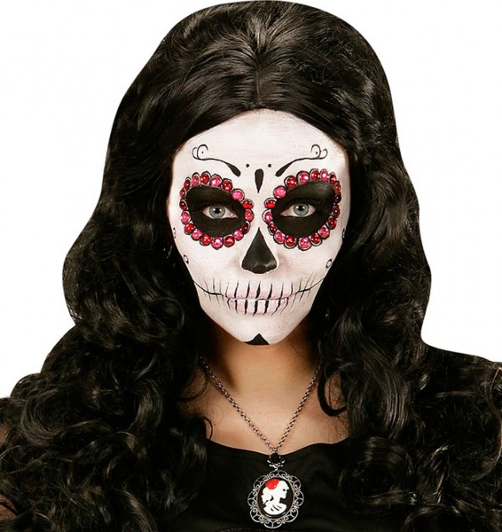 40 rote und pinke Accessoire Steinchen