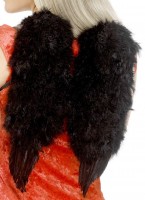 Engel Des Todes Feder Flügel Schwarz