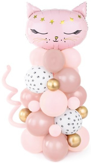 Rosy Pussycat Ballongirlande Deko-Set