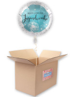 Jugendweihe Folienballon blau 43cm