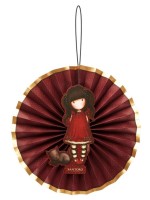 3 Santoro Gorjuss Ruby Papierrosetten