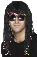 Rasta-Perücke Mit Bunten Perlen