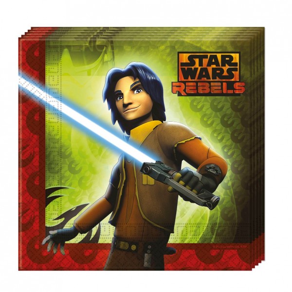 20 Star Wars Rebels Servietten 33cm