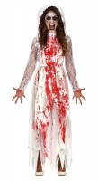 Schaurige Zombiebraut Damenkostüm