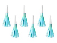 6 Einhorn Twinkle Tröten blau