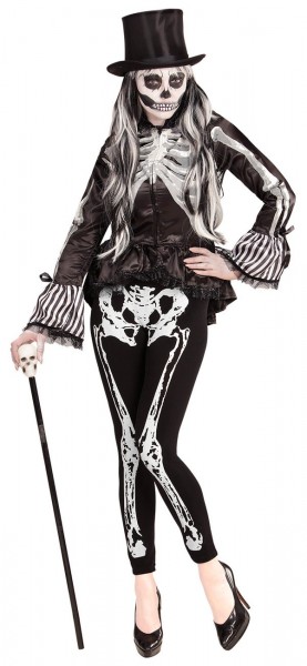 Skeleton Knochenleggins 75DEN 5