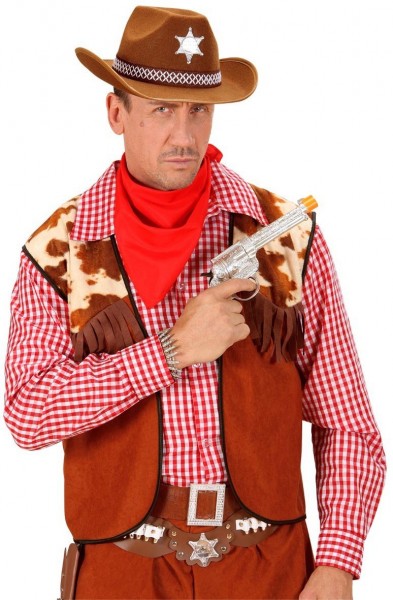 Larry Cowboyhut Mit Sherrif Stern 3