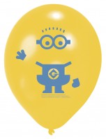 Vorschau: 6 Minion Trio Luftballons 23 cm
